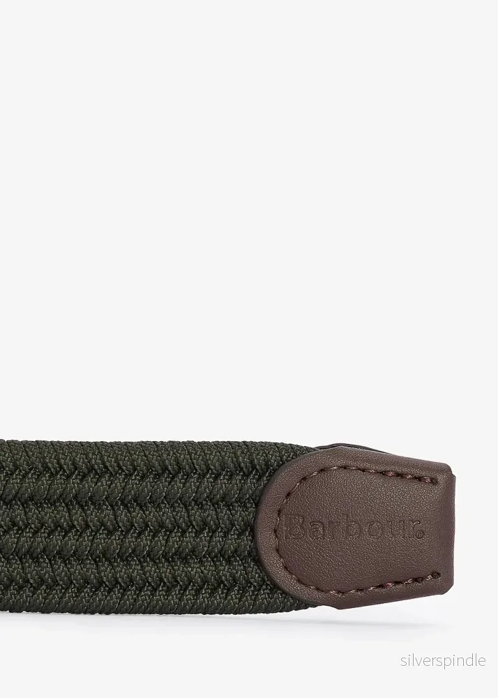 Barbour Nevis Stretch Webbing Belt Dark Olive - Bild 3