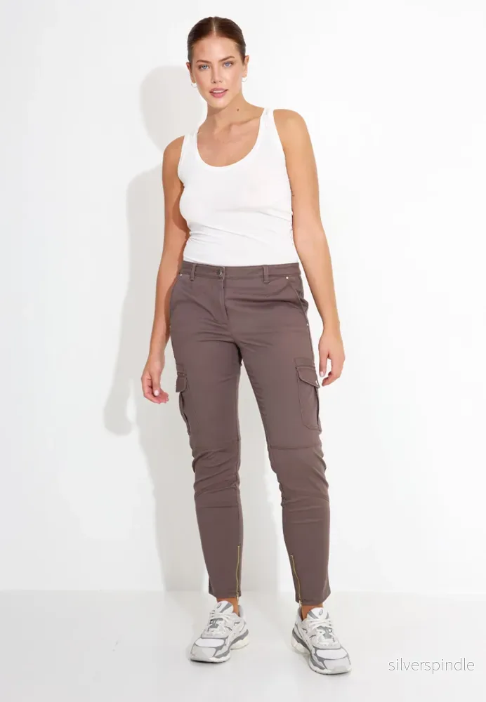GABARDINE TROUSERS 09134 – Brun GABARDINE TROUSERS 09134 – Brun