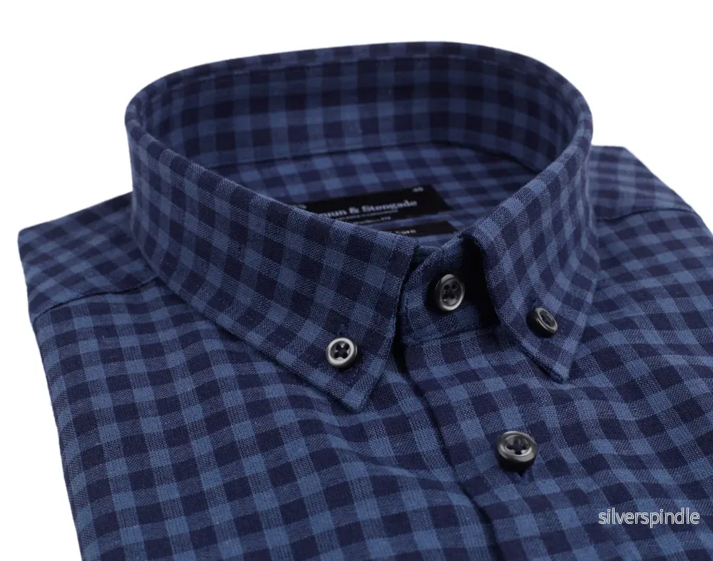 BS Aleksic Modern Fit Skjorta – Navy