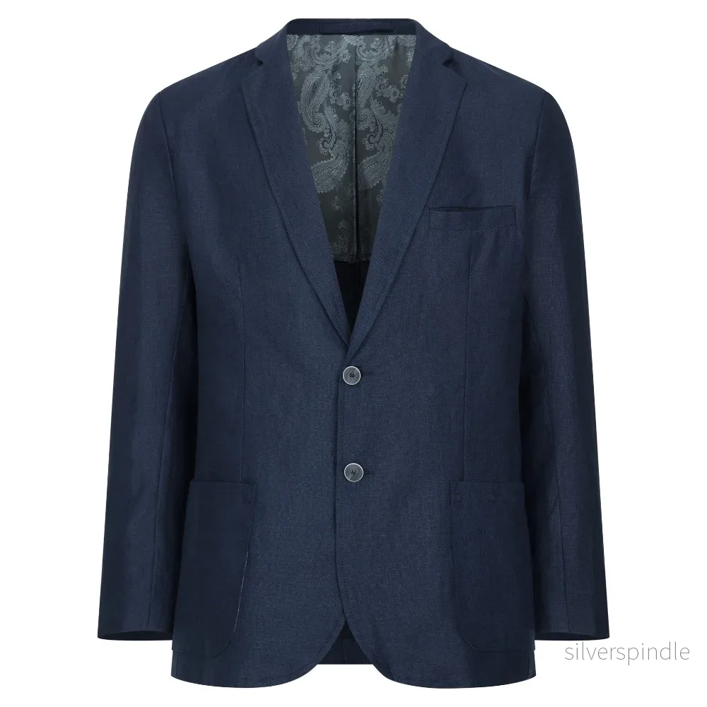 Walker & Hawkes - Banbridge linnekavaj Navy - Bild 2
