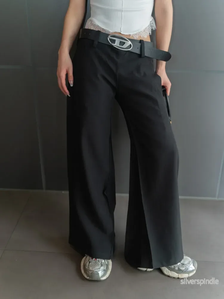 Sofia | Elegant Lågmidjade Kostymbyxor Dam - Bild 3