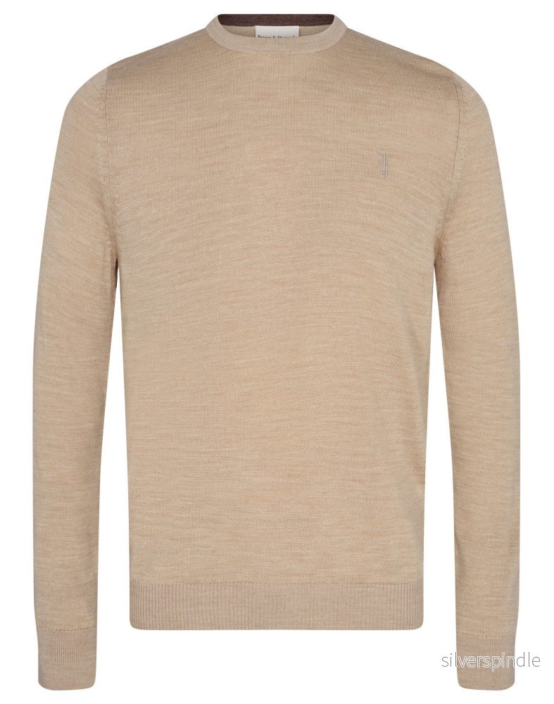 BS Jupiter Regular Fit Stickat - Sand