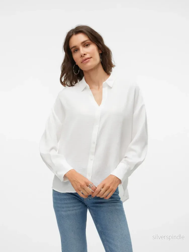 MELANEY QUEENY SHIRT SNOW WHITE MELANEY QUEENY SHIRT SNOW WHITE