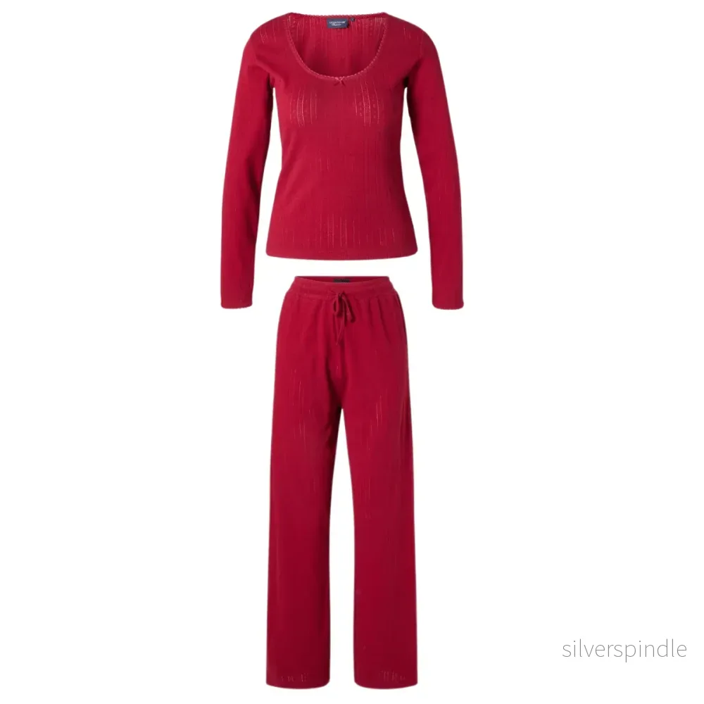 Lexington Pointelle Organic Cotton Jersey Pyjamasset - Bild 3