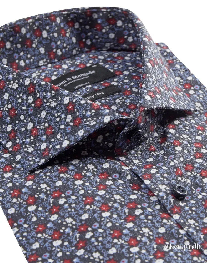 BS Dries Modern Fit Skjorta - Thunder - Bild 2