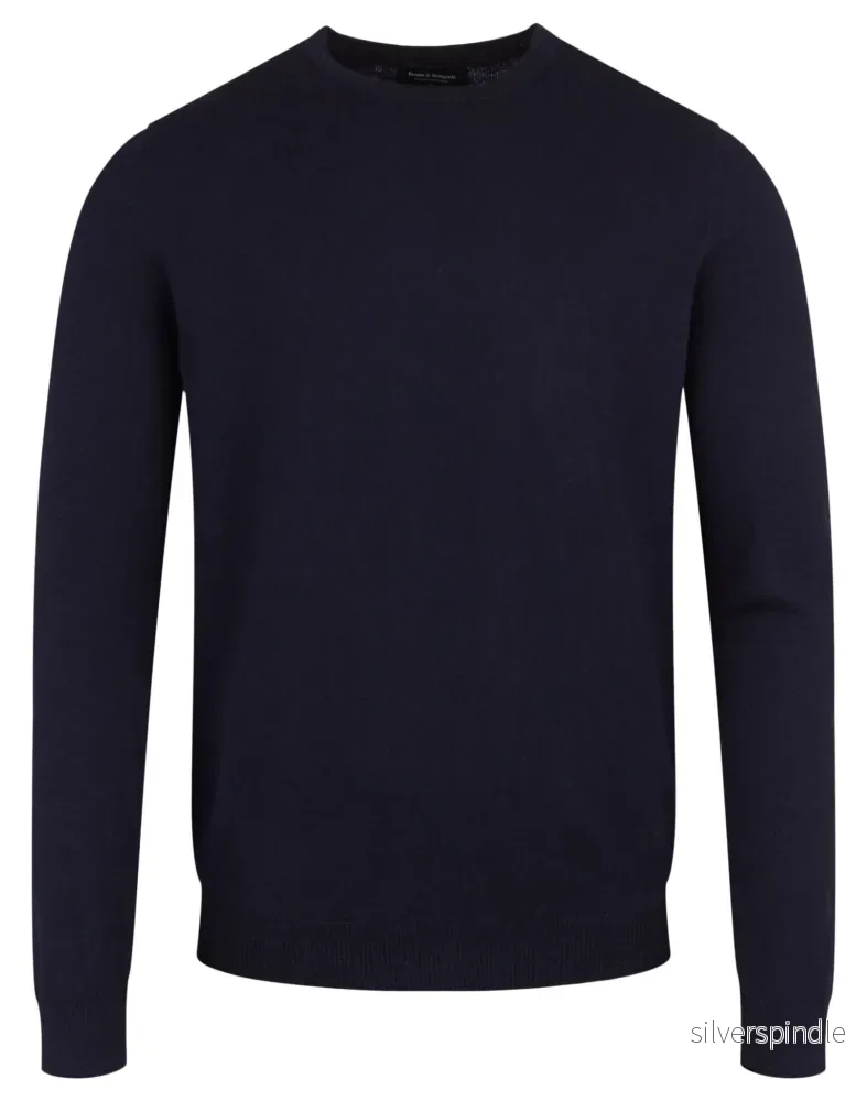 BS Ponte Regular Fit Stickad tröja – Navy BS Ponte Regular Fit Stickad tröja – Navy