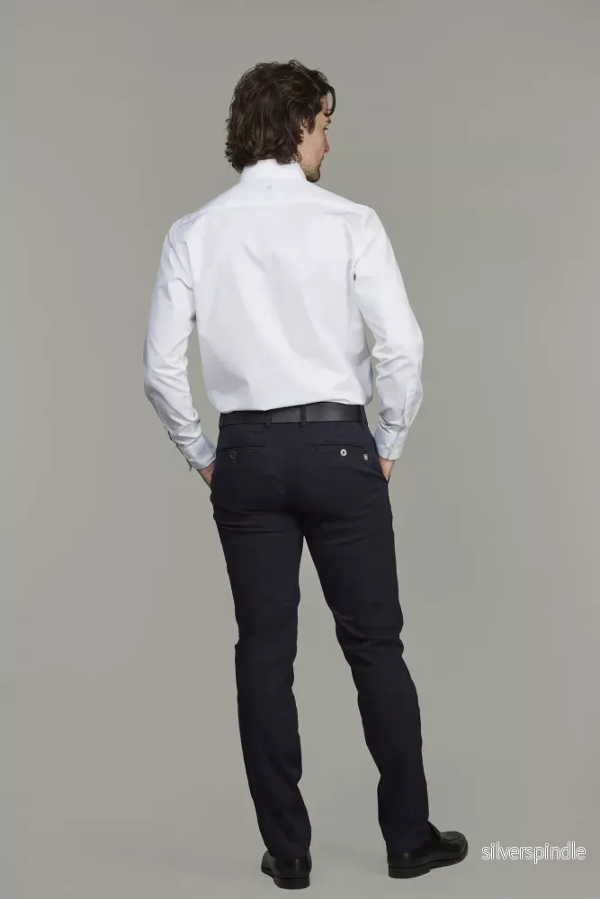 Hansen & Jacob CLASSIC CHINO HIGH STRETCH NAVY - Bild 2