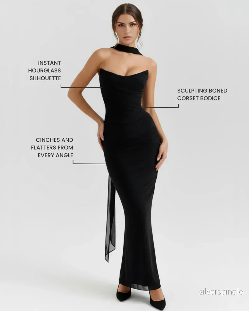 Mia | Elegant Tre-delad Maxi Set - Bild 2