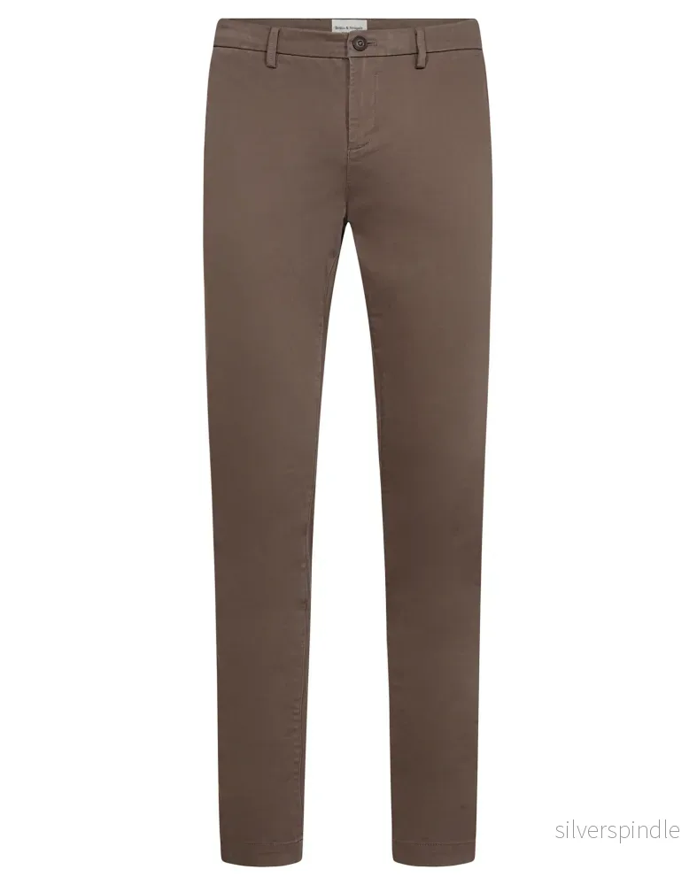BS Malik Regular Fit Chinos - Army