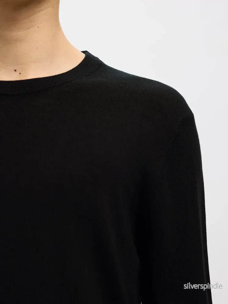 TRAY MERINO WOOL BLACK - Bild 3