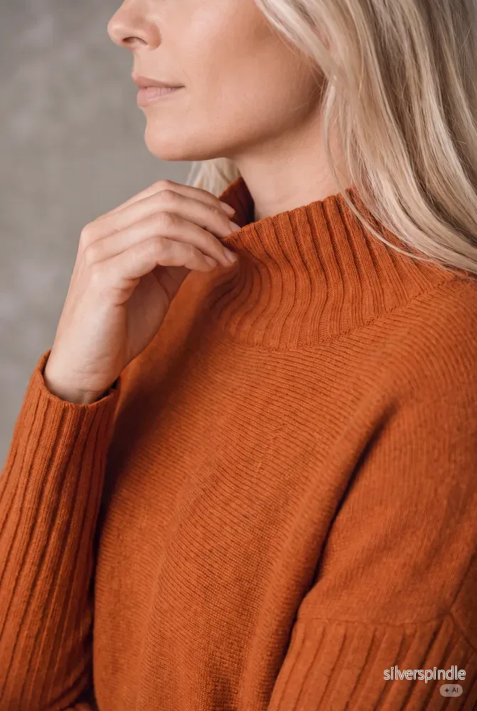Kaddy Knit Pullover - Autumn Orange - Bild 3
