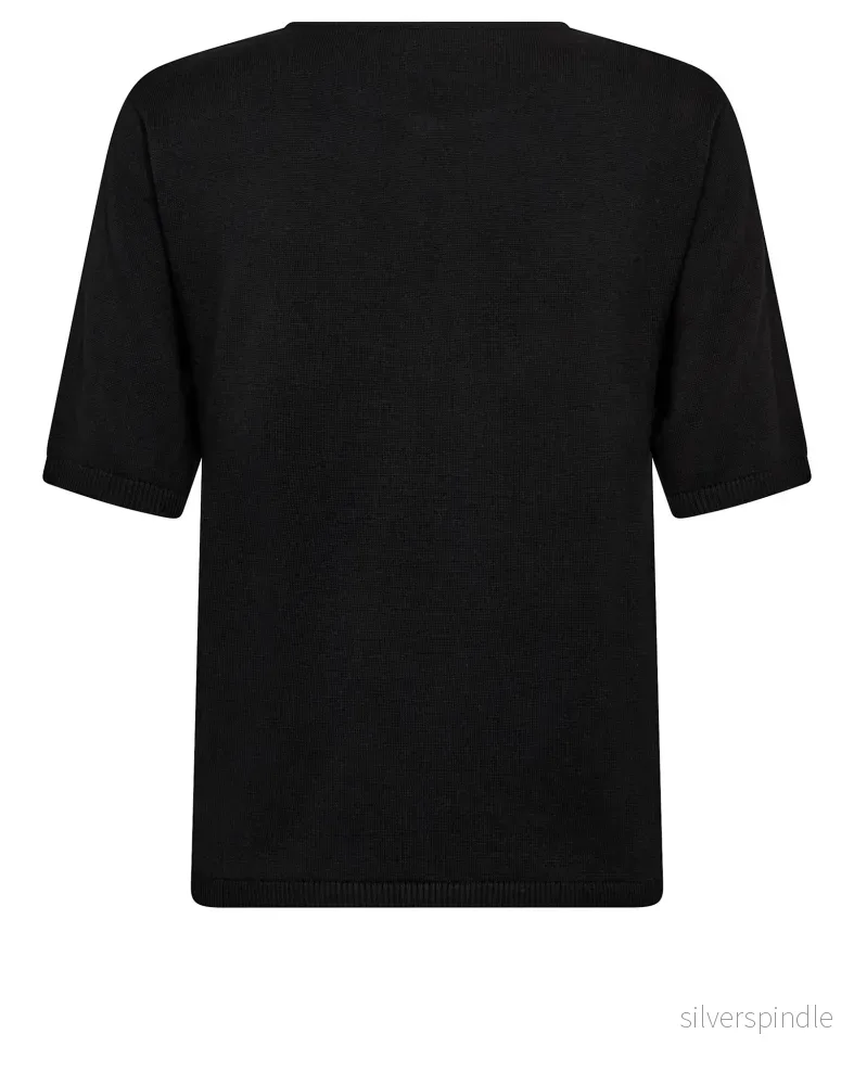 BS Francesca Regular Fit T-shirt - Black