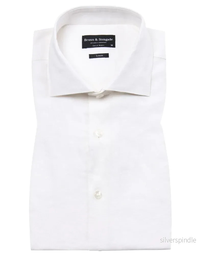 BS Bilbao Casual Modern Fit Skjorta – White