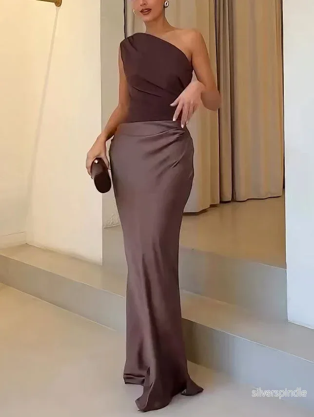 Mia | Elegant Maxiklänning med One Shoulder Design - Bild 2