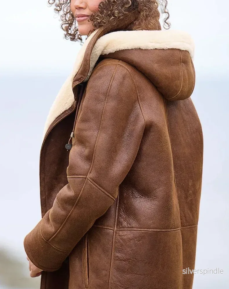 Sophie | Elegant Lång Vinterkappa Dam med Huva Sophie | Elegant Lång Vinterkappa Dam med Huva