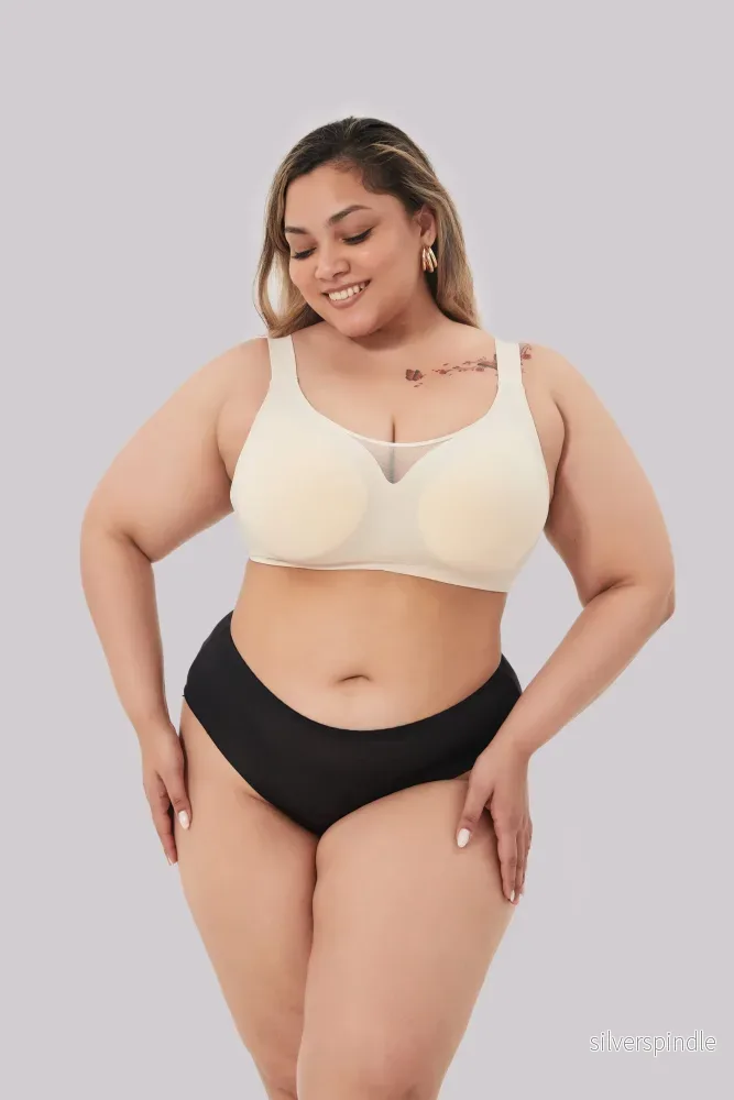 Sophia | Bekväm Bygel-Fri Push-Up BH med Elastiskt Material