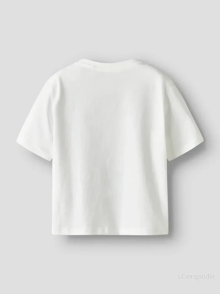 Kortärmad Vit T-shirt Nyckelpiga - Bild 2