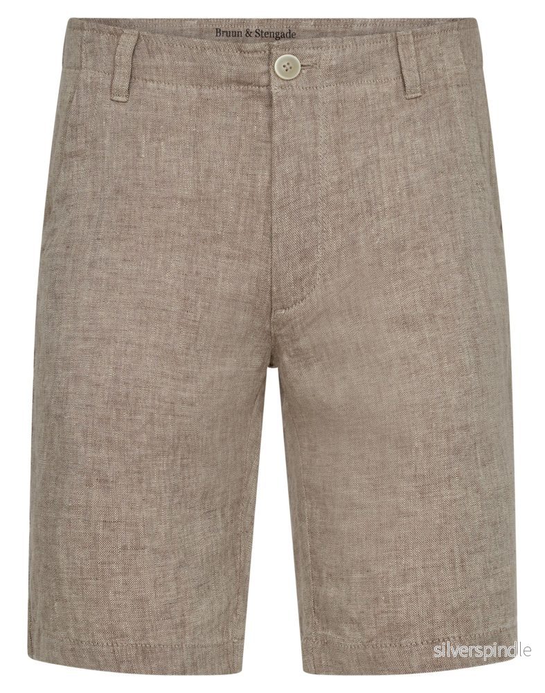 BS Abel Regular Fit Shorts - Brown