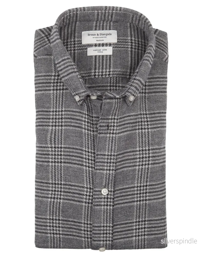 BS Tokyo Slim Fit Skjorta – Grey