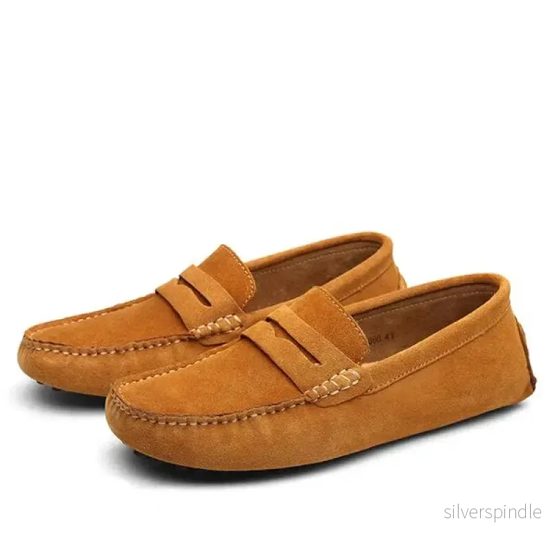 Ethan | Klassiska Bekväma Herrloafers med Gummisula - Bild 2