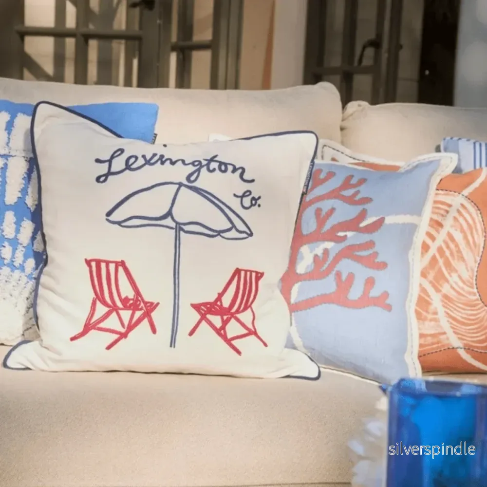 Lexington Beach Life Organic Cotton Canvas Kuddfodral - Bild 3