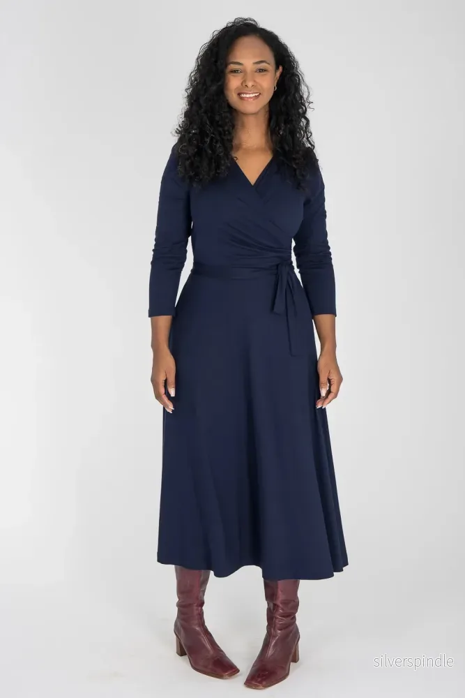 Ready to go midi jersey dress – Navy Blue Ready to go midi jersey dress – Navy Blue