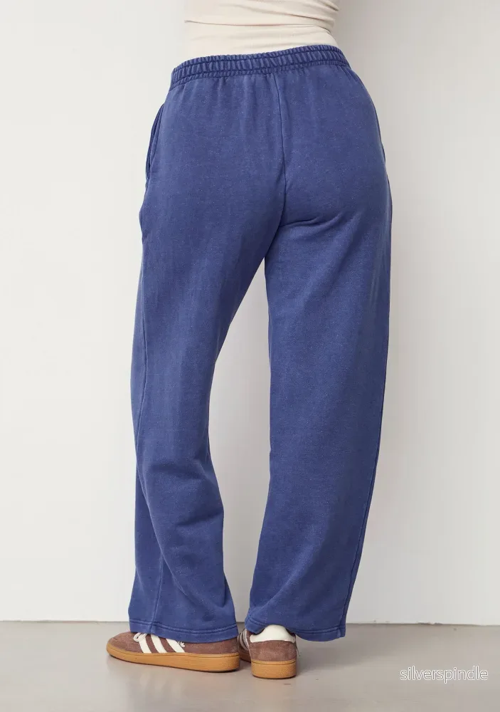 Heike Sweat Pant - Washed Navy - Bild 3