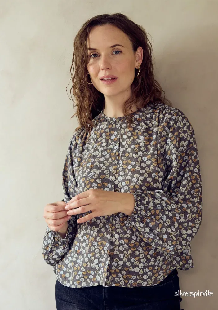 Annica Shirt - Grey Fall