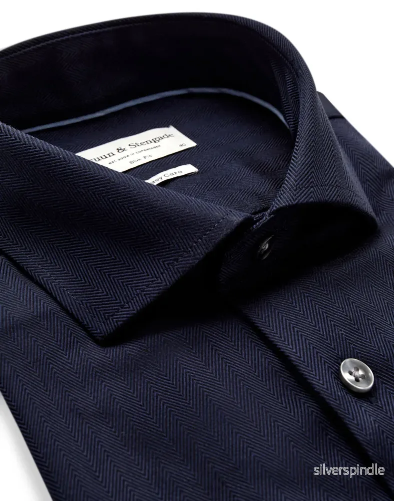 BS Meyers Slim Fit Skjorta - Thunder - Bild 2