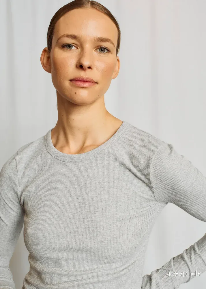 BS Academia Långärmad T-Shirt - Light Grey - Bild 3