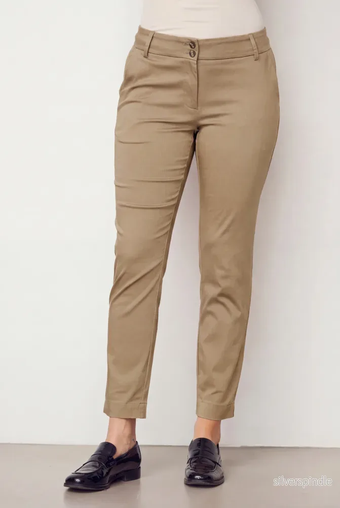Isay Chino Pant - Light Mole