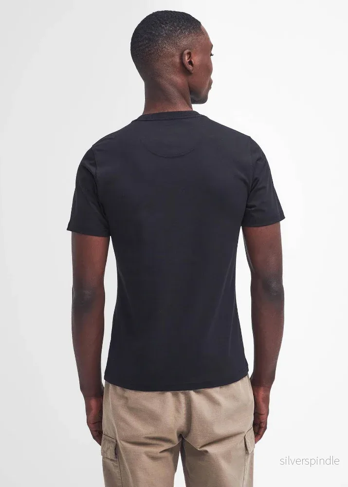 Barbour Intl Small Tee Logo Black - Bild 3