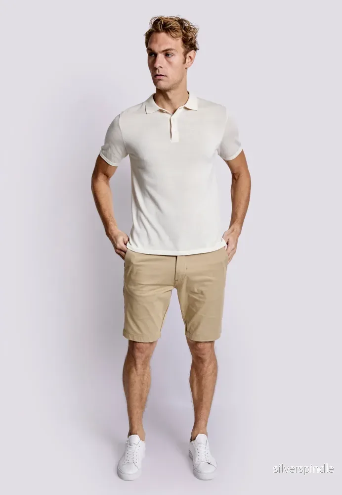 BS Massimo Regular Fit Shorts - Beige - Bild 3
