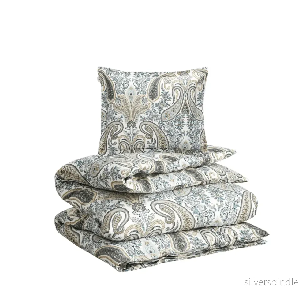 GANT Key West Paisley Påslakanset – Dark Putty GANT Key West Paisley Påslakanset – Dark Putty