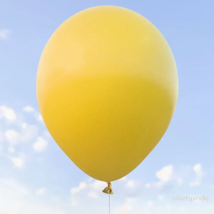 Gula ballonger 28 cm 100-pack