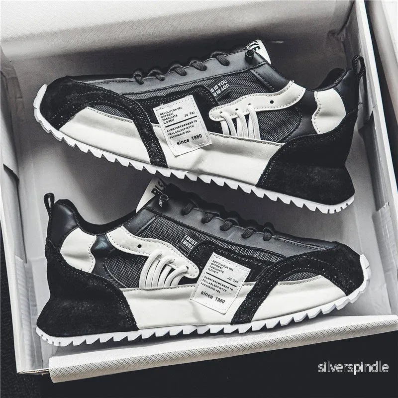 Ethan | Snygga Låga Herrsneakers med Stötdämpande Sula
