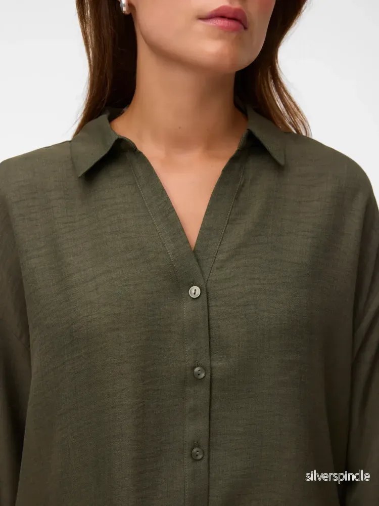MELANEY QUEENY SHIRT FOREST NIGHT MELANEY QUEENY SHIRT FOREST NIGHT