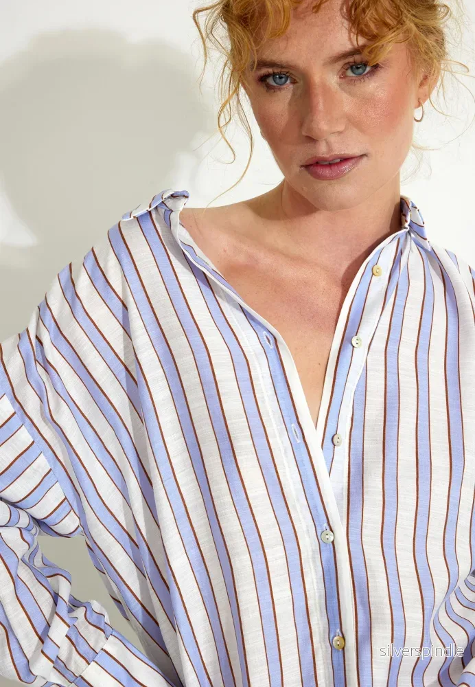 KOIN SHIRT SKJORTA - Blue stripe