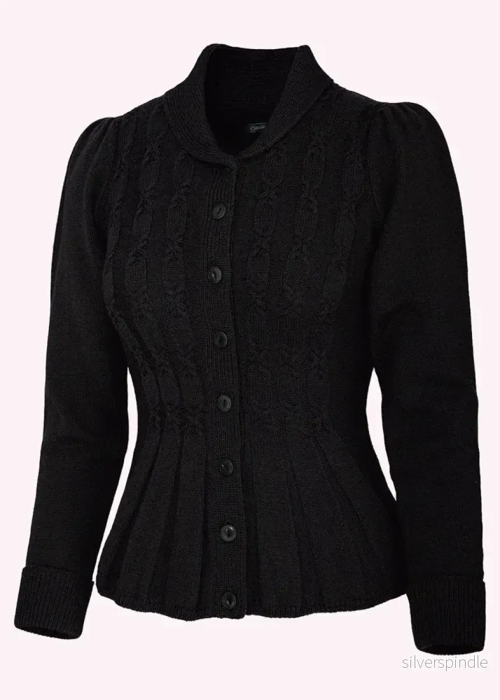 The Screen Siren Cardigan – Svart The Screen Siren Cardigan – Svart
