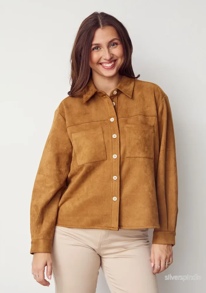 Kaja Short Jacket – Camel Kaja Short Jacket – Camel