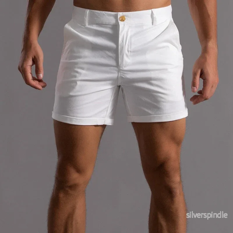 Skräddarsydda Sommarshorts för Män med Andningsbart Material | Elegant Design för Komfort och Stil Skräddarsydda Sommarshorts för Män med Andningsbart Material | Elegant Design för Komfort och Stil