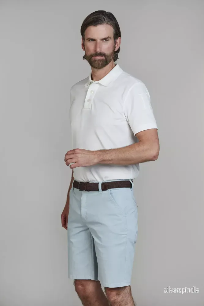 Hansen & Jacob Classic Chino Shorts Light Blue - Bild 2