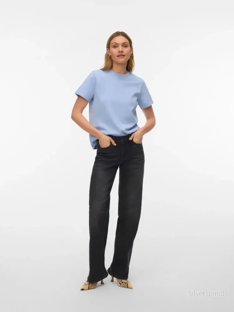 NAIMA T-SHIRT BRUNNERA BLUE - Bild 3