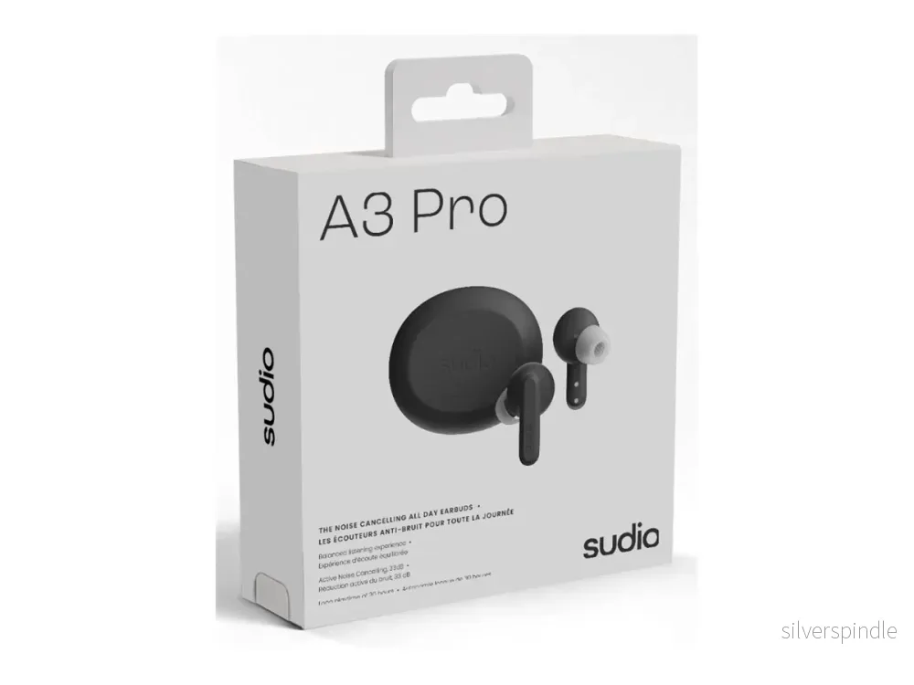 Sudio A3 Pro Trådlösa hörlurar - Svart - Bild 3