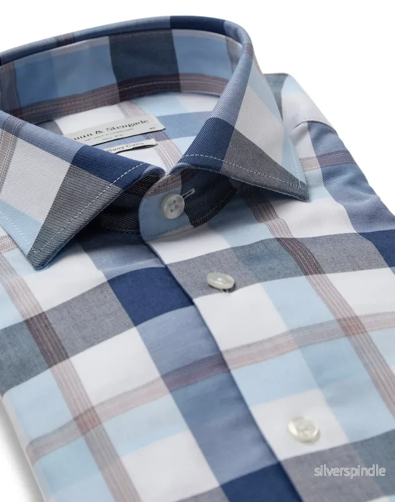 BS Watt Slim Fit Skjorta - Blue - Bild 2