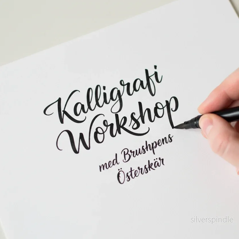 Workshop: Brush Lettering & Modern Kalligrafi - 25 april - Bild 2