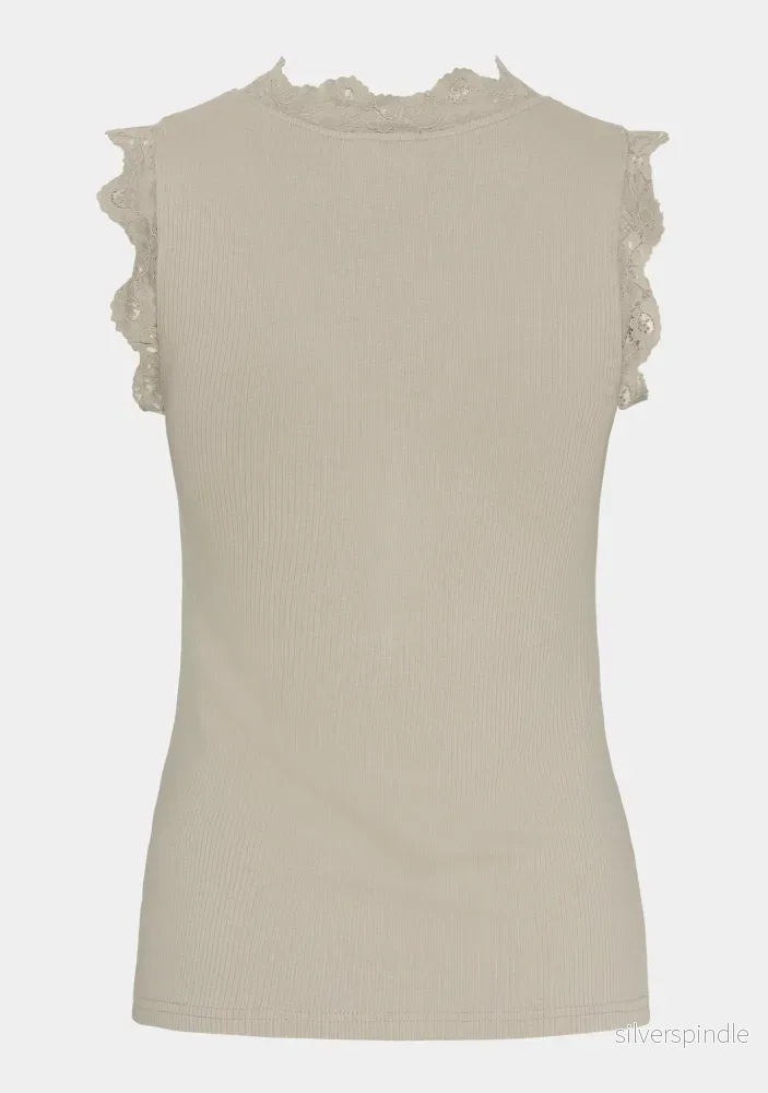 Dee Lace Top - Sand - Bild 2