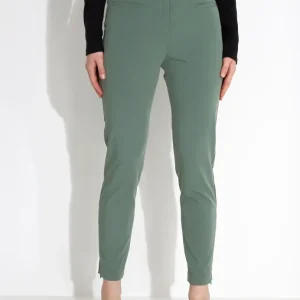 PANTS SLIM A VITA ALTA 03501 – Grön