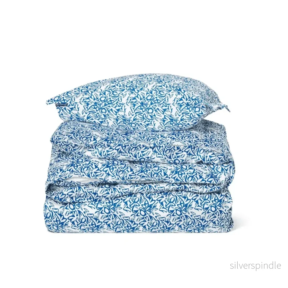 Lexington Flower Printed Cotton Sateen Påslakanset