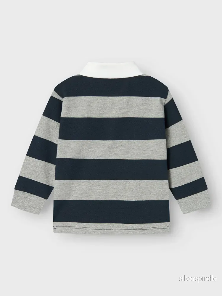 Piké Tröja Randig Sweatshirt - Bild 2